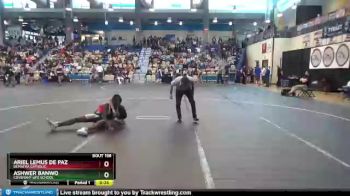 126 lbs Cons. Semi - Ariel Lemus De Paz, DeMatha Catholic vs Ashwer Banwo, Covenant Life School