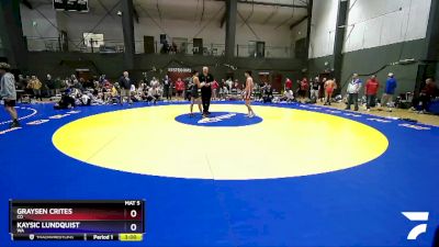 113 lbs Semifinal - Graysen Crites, CO vs Kaysic Lundquist, WA