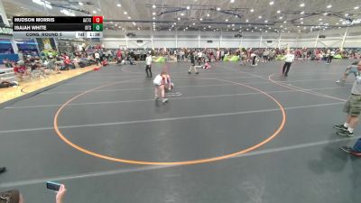 126 lbs Cons. Round 5 - Isaiah White, Unattached vs Hudson Morris, All American TC