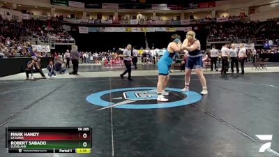 5A 285 lbs Semifinal - Mark Handy, La Cueva vs Robert Sabado, Cleveland