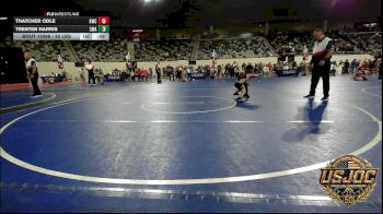 55 lbs Semifinal - Thatcher Odle, Keystone Wrestling Club vs Trenten Harris, Commandos Wrestling Academy