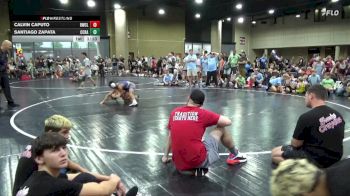 90 lbs Round 3 (6 Team) - Santiago Zapata, Funky Crayons vs Calvin Caputo, Rabbit WC