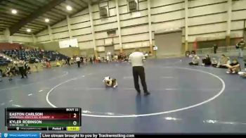 54 lbs Semis & Wb (16 Team) - Easton Carlson, Sanderson Wrestling Academy vs Kyler Robinson, Utah Black