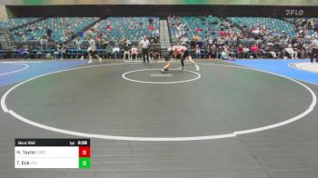 125 lbs 5th Place - Hunter Taylor, Oregon State vs Talen Eck, Utah Valley