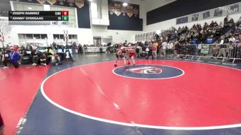 138 lbs Cons. Round 3 - Joseph Ramirez, El Modena vs Johnny Overgaag, Palm Desert