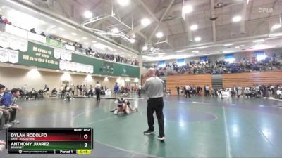 120 lbs Cons. Round 4 - Dylan Rodolfo, Saint Augustine vs Anthony Juarez, Brawley