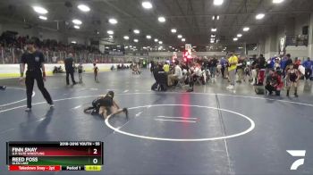 55 lbs Champ. Round 2 - Reed Foss, Glen Lake vs Finn Snay, U.P. Elite Wrestling