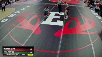 5th Place Match - Audrey Cline, Franklin Girls vs Kiya Tornez, Tri County Northeast Girls