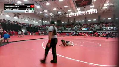 100 lbs Quarterfinal - Audrey Moore, Keller vs Jubilee Rendon, Franklin