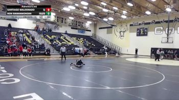 126 lbs Round 1 (3 Team) - Santiago Maldonado, Lewisville The Colony vs Ron Siebenmorgen, Prosper