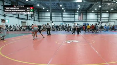 175 lbs Allday - Preston Watson, WAXHAW WRESTLING vs Armando Hernandez-Erazo, GROUND UP USA