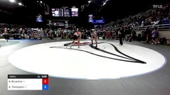 195 lbs Cons 16 #1 - Anthony Bruscino, Pennsylvania vs Anders Thompson, Montana