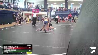 80 lbs Finals (8 Team) - Carmani Williams, The Other Guys vs Jonas Barbour, Alabama Elite