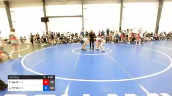 69 kg 5th Place - Brandon West, Team Delaware vs Lucien Perla, Doughboy Blue