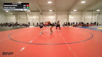 126 lbs Rr Rnd 1 - Brooklyne Reider, Sand Springs JH Girls vs Bailey Wallace, Choctaw Girls A