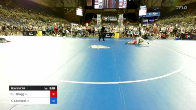 110 lbs Round Of 64 - Gigi Bragg, MI vs Katelynn Leonard, OR