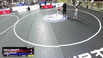 71 lbs Quarterfinal - Cael M. Schlueter, Rough House Wrestling vs Gagik Babayan, California