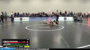 125 lbs Semis & 3rd Wb (16 Team) - Lee Rubin, RIT vs Carlos Champagne, Wabash
