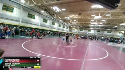 50 lbs Cons. Round 2 - Scout Jackson, Eastside United vs Raydin Morris, Magic City Wrestling