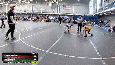 76 lbs Round 3 (6 Team) - Chase Gilbert, Mat Assassins Black vs Jack Lauer, Brawler Elite