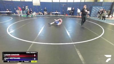 113 lbs Cons. Round 4 - Logan Conover, IL vs Kale Westgaard, MN