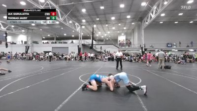 113 lbs Round 1 (6 Team) - Jax Sgrulletta, CTWHALE ORCA vs Thomas Jaust, Iron Horse White