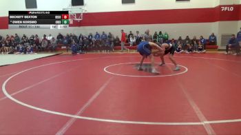 144 lbs Champ. Round 1 - Beckett Sexton, Benton Community vs Owen Korsmo, Crestwood, Cresco