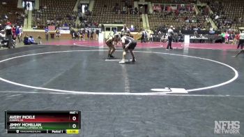 5A 165 lbs Quarterfinal - Jimmy Mcmillan, John Carroll Catholic HS vs Avery Pickle, Elberta HS