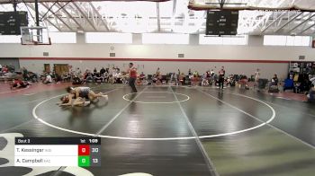 100 lbs Quarterfinal - Tony Kessinger, Indiana Outlaws Black vs Ayden Campbell, EAC W.E.