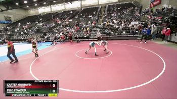 129 lbs Quarterfinal - Milo Fowden, Farmington High School vs Carter Goodwin, Layton High School