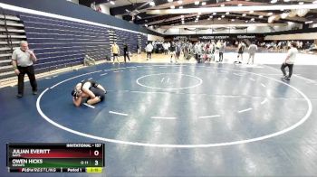157 lbs Cons. Semi - Owen Hicks, USMAPS vs Julian Everitt, NAPS