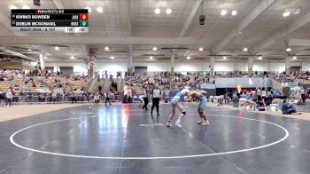 A 157 lbs Cons. Round 1 - Kwinci Bowden, James Lawson High School vs Dublin McGonagil, Red Bank High School