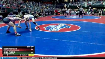 1A-157 lbs 1st Place Match - Cade Parent, St Francis School vs Joey Bertrand, Mt. Pisgah Christian School