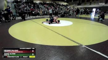 165 lbs Semifinal - George Palomo, Coachella Valley Wrestling Clu vs David Oliver, Reign WC
