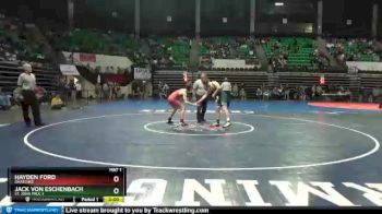 132 lbs Quarterfinal - Jack Von Eschenbach, St. John Paul II vs Hayden Ford, Ohatchee