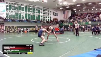 120 lbs Quarterfinal - Bodee Miller, Oak Harbor vs Archer Anderson, Clarkston (MI)