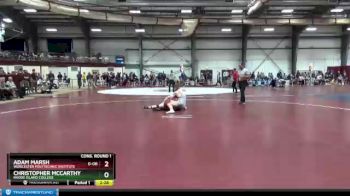 174 lbs Cons. Round 1 - Christopher McCarthy, Rhode Island College vs Adam Marsh, Worcester Polytechnic Institute