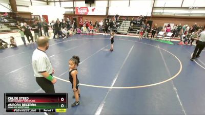 51 lbs Quarterfinal - Chloe Steed, Agon Academy Wrestling vs Aurora Becerra, Maximus Wrestling