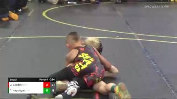 56 lbs Quarterfinals (8 Team) - Tye Heysinger, Lead Miners vs Jordan Skodak, Funky Fire