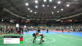 90 lbs Quarterfinal - Wyatt Patterson, Jenks Trojan Wrestling Club vs Jaxen Poston, Tulsa Blue T Panthers