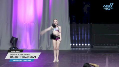 Dancin Bluebonnets - Barrett Wackman [2023 Mini - Solo - Jazz Day 1] 2023 JAMfest Dance Super Nationals