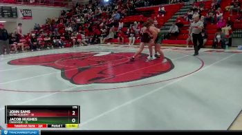 175 lbs 2nd Wrestleback (8 Team) - John Sams, Glynn Academy vs Jacob Hughes, Creekview