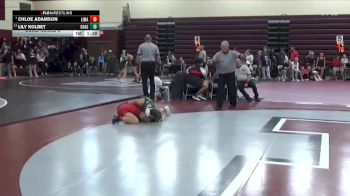 120 lbs Cons. Round 3 - Lily Kolbet, Osage vs Chloe Adamson, Linn-Mar