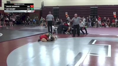 120 lbs Cons. Round 3 - Lily Kolbet, Osage vs Chloe Adamson, Linn-Mar