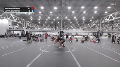 185 lbs Round 5 (6 Team) - Brianna Sandoval, All I See Is Gold Academy vs Latoya Sylvestre, Miami Hawks