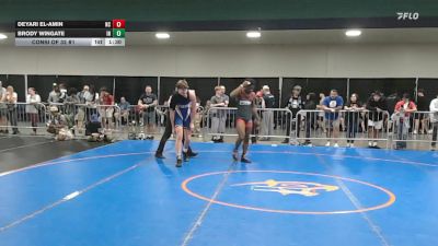 190 lbs Consi Of 32 #1 - Deyari El-Amin, NC vs Brody Wingate, IN