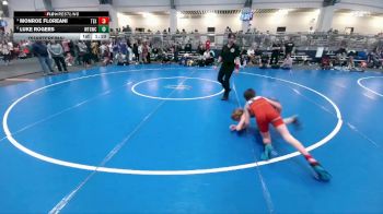 95 lbs Quarterfinal - Monroe Floreani, Texas vs Luke Rogers, West Texas Grapplers Wrestling Club