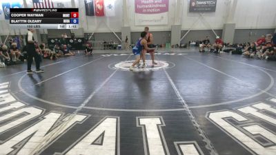 215 lbs Cooper Wayman, Montana vs Blayttn Oleary, North Dakota