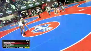 112 lbs Quarterfinal - Lindsie Wilson, South Paulding vs Betty Cherry, East Coweta