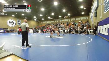 190 lbs Semifinals (16 Team) - Gia-Monet Ramos, Golden West vs Natalie Lopez, Golden Valley